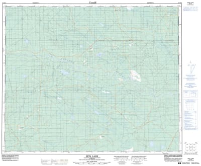 083G04 - ZETA LAKE - Topographic Map