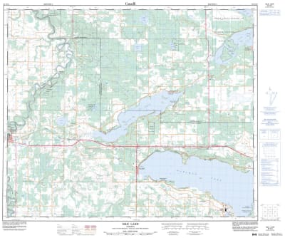 083G10 - ISLE LAKE - Topographic Map