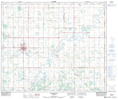 083J01 - BARRHEAD - Topographic Map