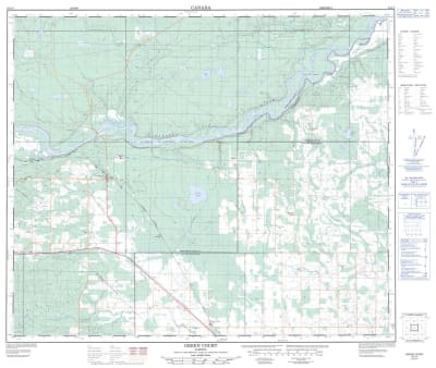 083J03 - GREEN COURT - Topographic Map