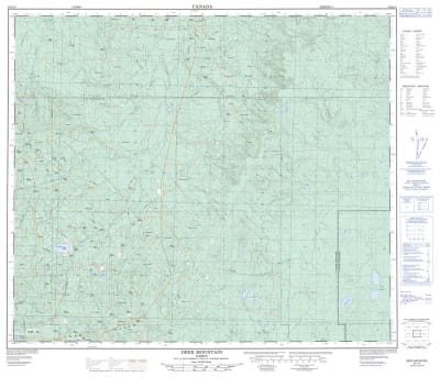 083J14 - DEER MOUNTAIN - Topographic Map