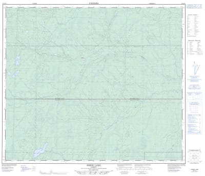 083J15 - JESSIE LAKE - Topographic Map