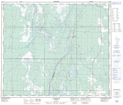 083J16 - CHISHOLM - Topographic Map