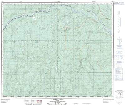 083K01 - WINDFALL CREEK - Topographic Map