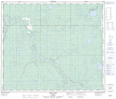 083K13 - LONG LAKE - Topographic Map