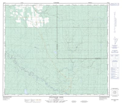 083K15 - SWEATHOUSE CREEK - Topographic Map