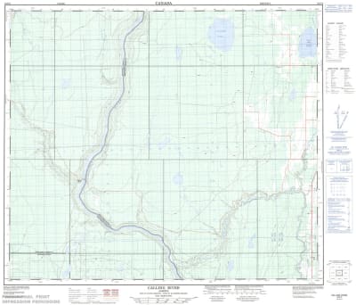 083P02 - CALLING RIVER - Topographic Map