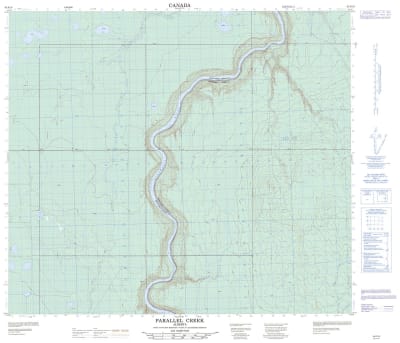 083P10 - PARALLEL CREEK - Topographic Map