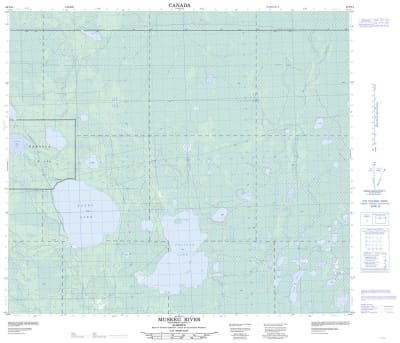 083P14 - MUSKEG RIVER - Topographic Map