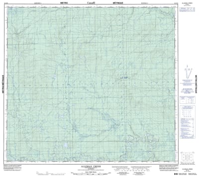 084E02 - ALLEMAN CREEK - Topographic Map