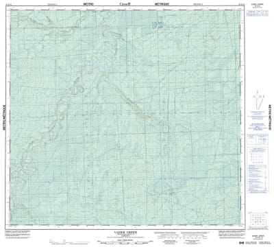 084E10 - VADER CREEK - Topographic Map