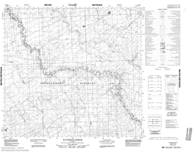 084H13 - RAYMOND CREEK - Topographic Map