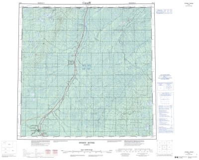 084N - STEEN RIVER - Topographic Map