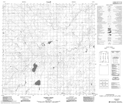084N05 - RUSSET CREEK - Topographic Map