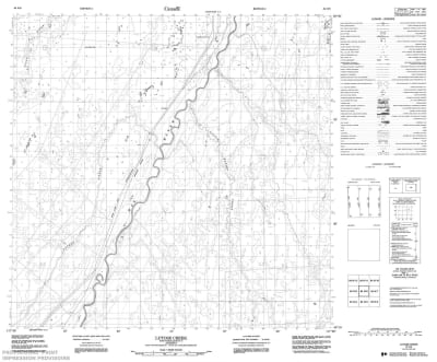 084N06 - LUTOSE CREEK - Topographic Map