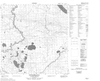 085E04 - WHITTAKER FALLS - Topographic Map