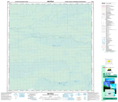 085E12 - NO TITLE - Topographic Map
