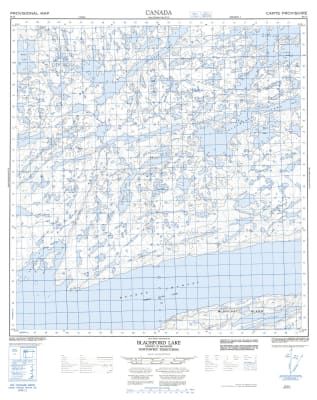 085I02 - BLATCHFORD LAKE - Topographic Map