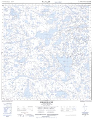 085I05 - JENNEJOHN LAKE - Topographic Map