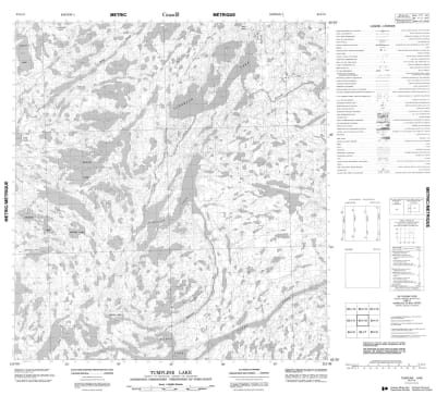085I10 - TUMPLINE LAKE - Topographic Map