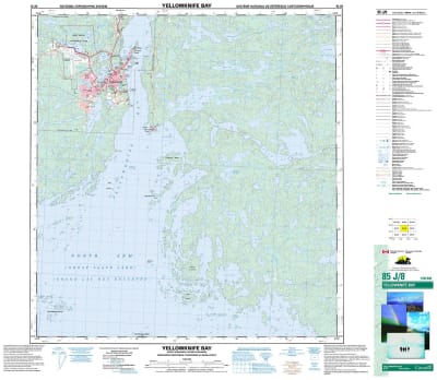 085J08 - YELLOWKNIFE BAY - Topographic Map