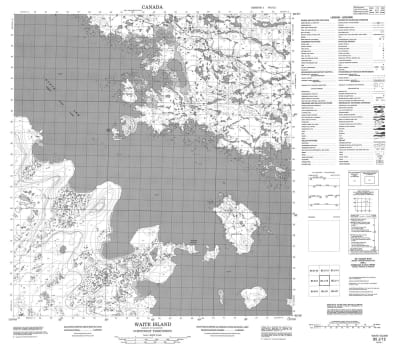 085J12 - WAITE ISLAND - Topographic Map