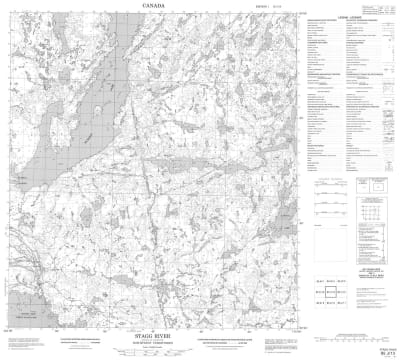 085J13 - STAGG RIVER - Topographic Map