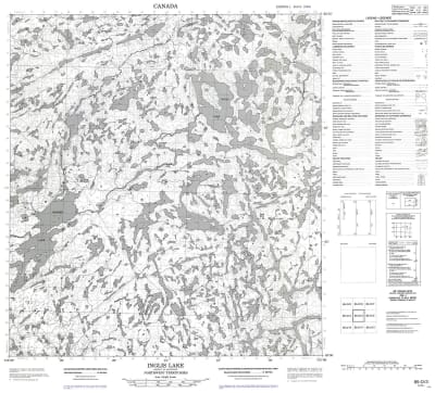 085O03 - INGLIS LAKE - Topographic Map