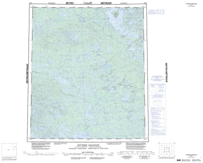 086D - RIVIERE GRANDIN - Topographic Map