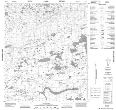 086D11 - AGIRA LAKE - Topographic Map
