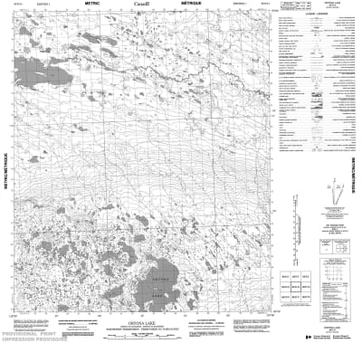 086D14 - ORTONA LAKE - Topographic Map