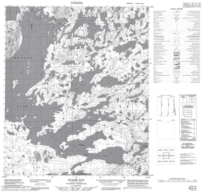 086D16 - STAIRS BAY - Topographic Map