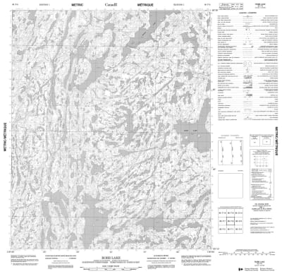 086F08 - ROBB LAKE - Topographic Map