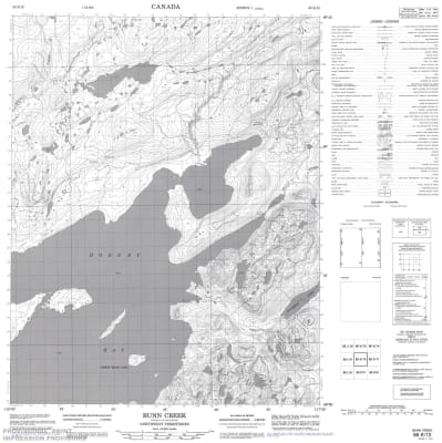 086K12 - BUNN CREEK - Topographic Map