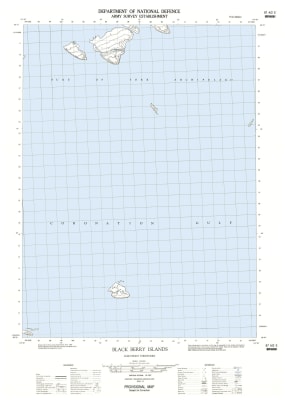 087A02E - BLACK BERRY ISLANDS - Topographic Map