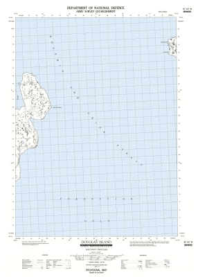 087A07W - DOUGLAS ISLAND - Topographic Map