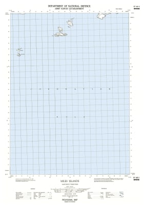 087A08E - MILES ISLANDS - Topographic Map