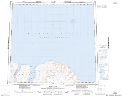 088F - MERCY BAY - Topographic Map
