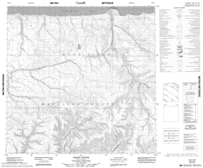 088G08 - GIDDY RIVER - Topographic Map