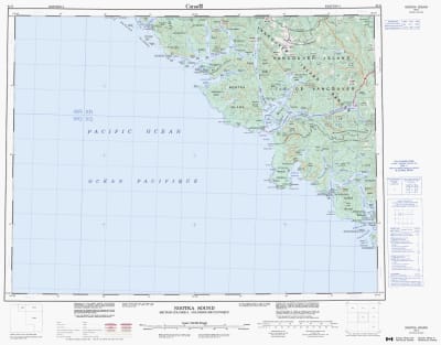 092E - NOOTKA SOUND - Topographic Map