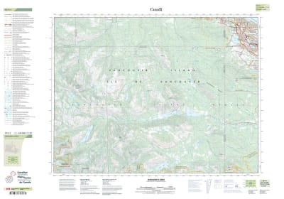 092F01 - NANAIMO LAKES - Topographic Map