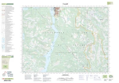 092F02 - ALBERNI INLET - Topographic Map
