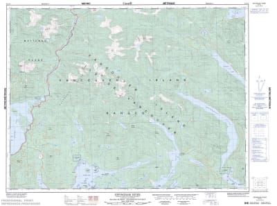 092F03 - EFFINGHAM RIVER - Topographic Map
