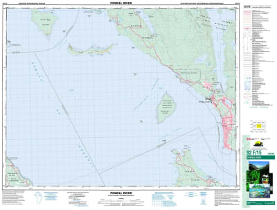 092F15 - POWELL RIVER - Topographic Map