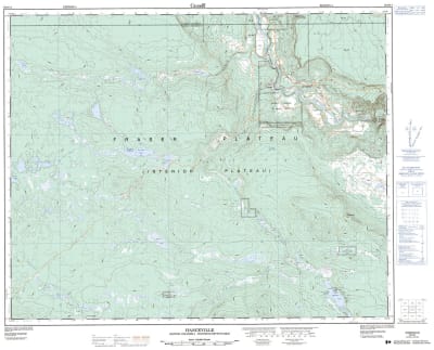 092O14 - HANCEVILLE - Topographic Map