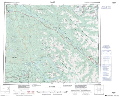 093H - MCBRIDE - Topographic Map