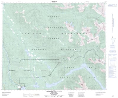 093H06 - INDIANPOINT LAKE - Topographic Map