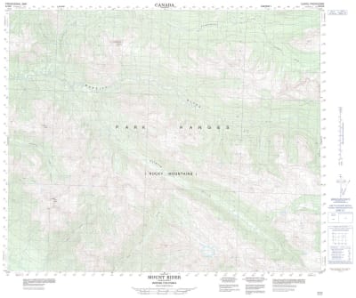 093H09 - MOUNT RIDER - Topographic Map
