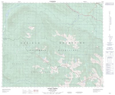 093H11 - DOME CREEK - Topographic Map