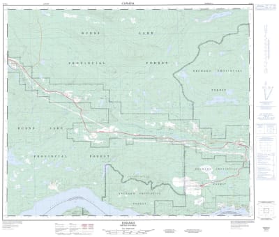 093K03 - ENDAKO - Topographic Map